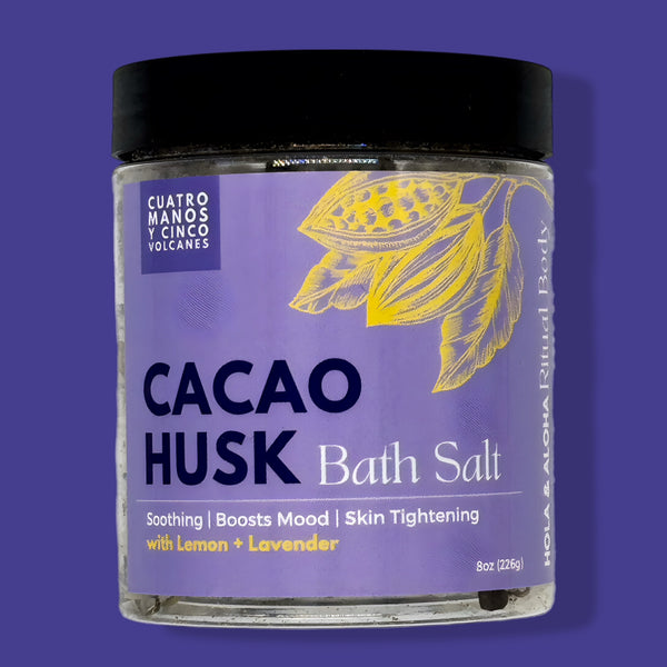 Lemon + Lavender + Cacao Husk Bath Salt