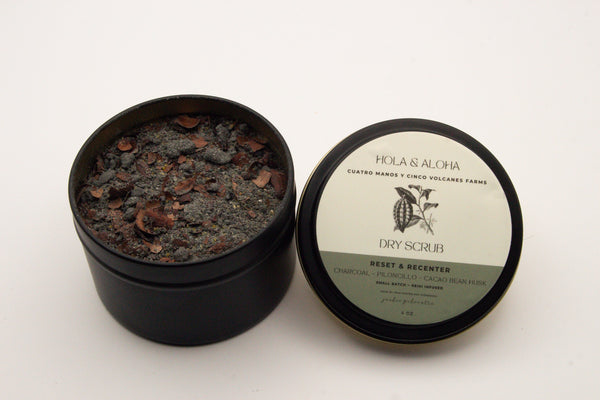 RESET AND RECENTER DRY BATH SCRUB - Cuatro Manos y Cinco Volcanes Farms