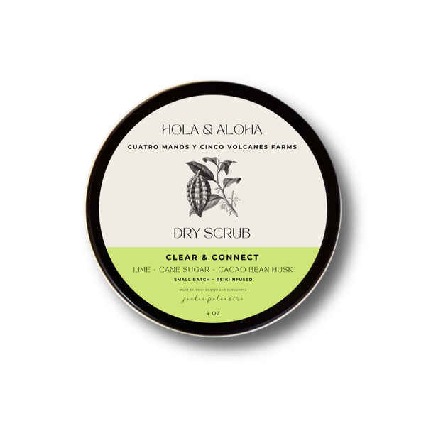 CLEAR & CONNECT DRY BATH SCRUB - Cuatro Manos y Cinco Volcanes Farms